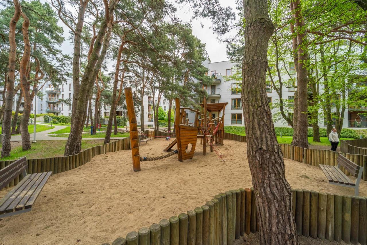 Ferienwohnung Nadmorski Apartament Blisko Plazy Danzig Exterior foto